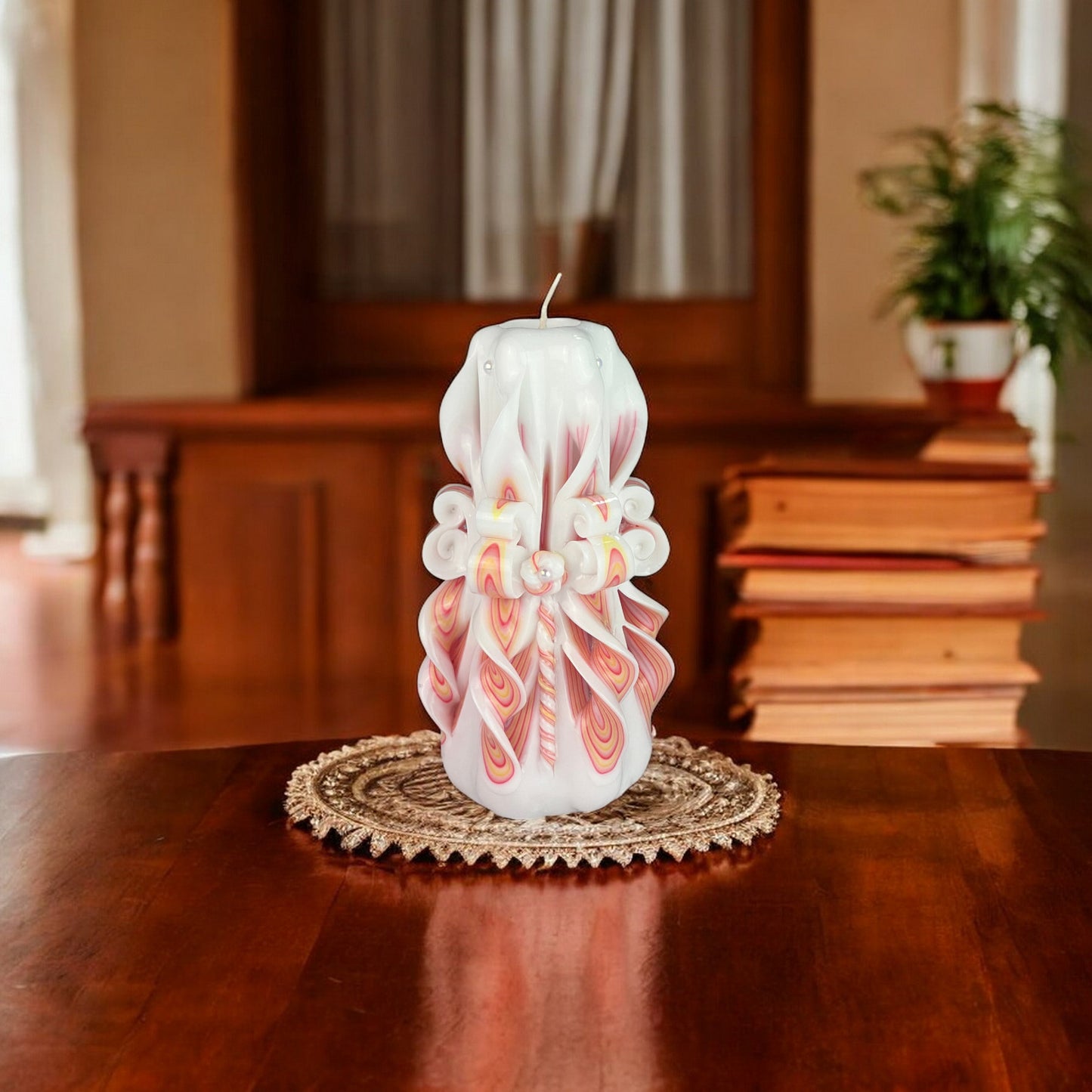 Flame Peach Candle 500g