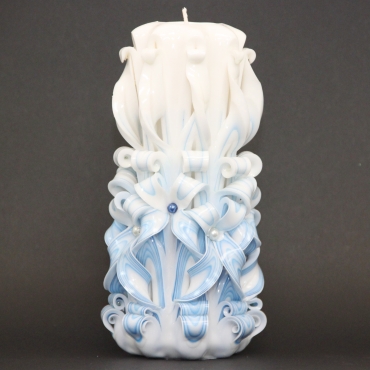 Big Blue Wedding groom candle, Gift ideas, Decorative candles, Romantic candles