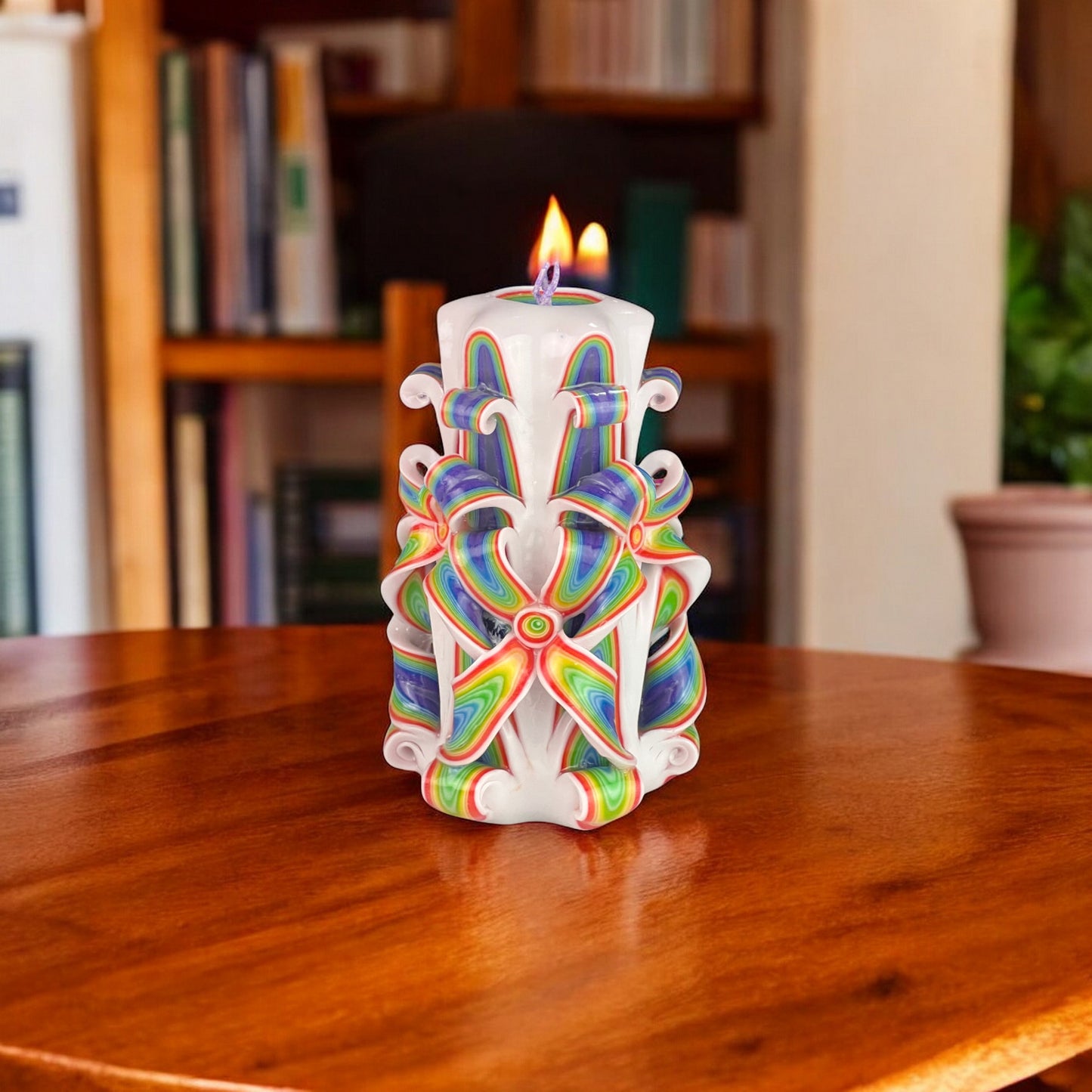 Rainbow Candle 350g