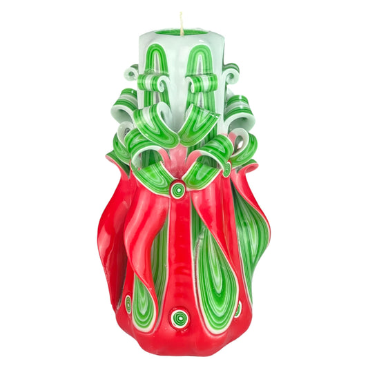 Christmas Garland Candle 500g