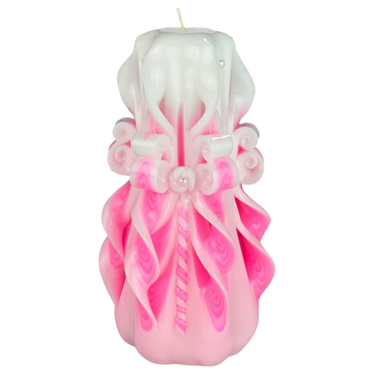Candy Cane Candle 500g